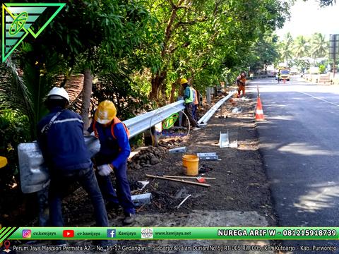 Guardrail Jembatan Bogowonto - Purworejo