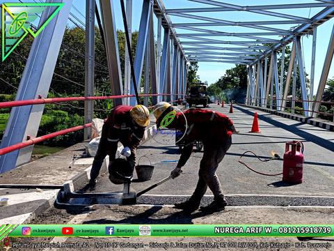 Expansion Joint Asphaltic Jembatan Butuh, Purworejo - Jateng