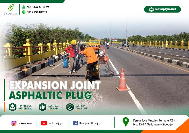 Expansion Joint Asphaltic Jembatan dalon karanganyar - solo