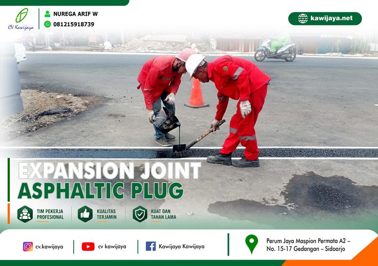 Expansion Joint Asphaltic Jembatan Grobokan - Jateng