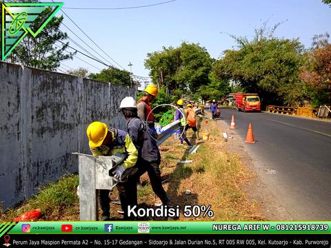 Guardrail Jembatan Kebebekan - Kebumen
