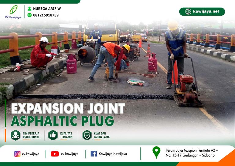 Expansion Joint Asphaltic Jembatan K. Jaga Denda I - Cilacap
