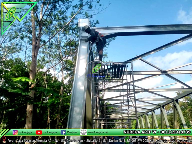 Guarddrail Jembatan Bogowonto - Purworejo