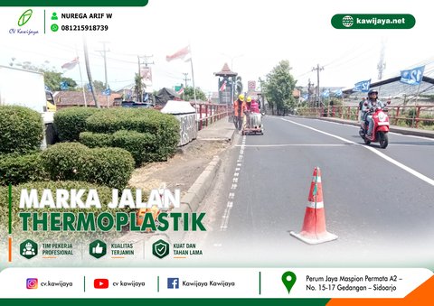 Marka Jalan Jembatan Banger B - Batang