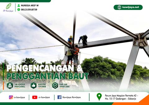 Pengencangan Baut Jembatan Ciawi - Garut