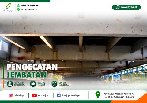 Pengecatan Jembatan Betokan - Indramayu