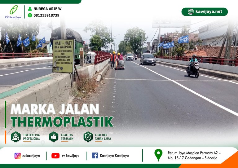 Marka Jalan Jembatan Bremi B - Batang