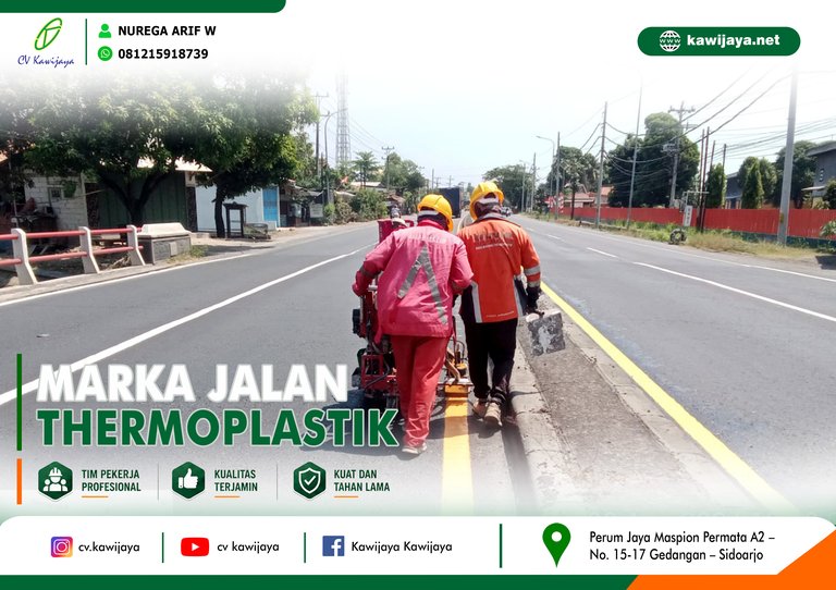 Marka Jalan Jembatan Siwalan - Batang
