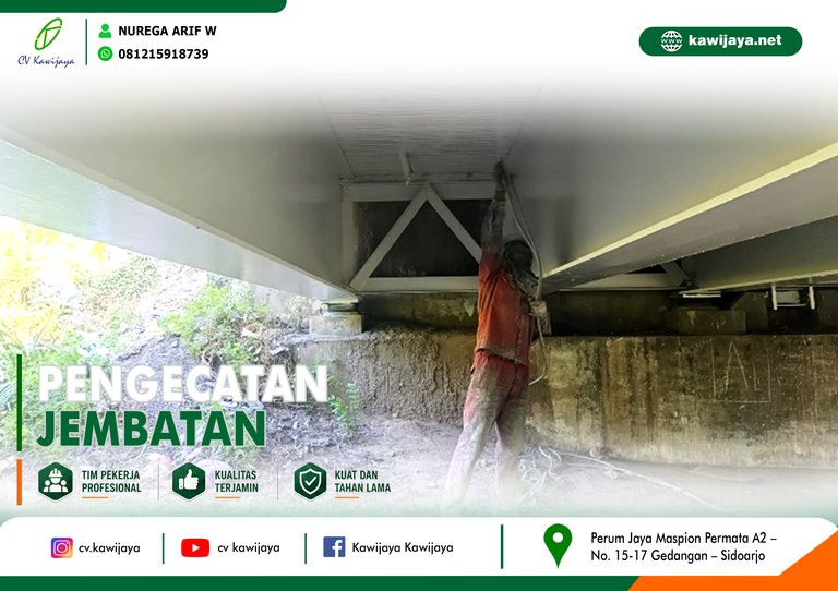 Pengecatan Jembatan Kepel - Rembang