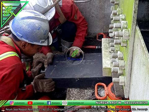 Penggantian Elastomer Jembatan Bogowonto - Purworejo