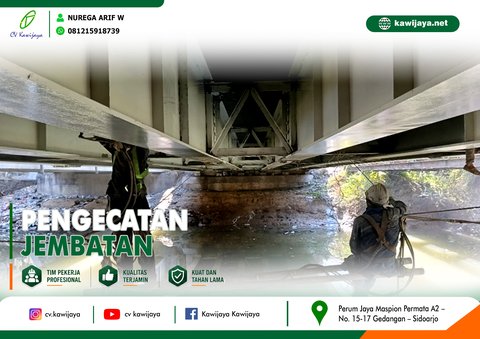 Pengecatan Jembatan Kaliori B - Rembang