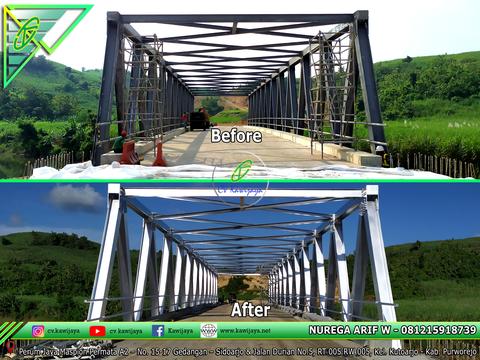 Pengecatan Jembatan Kenongo - Blitar