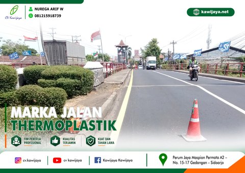 Marka Jalan Jembatan Banger B - Batang