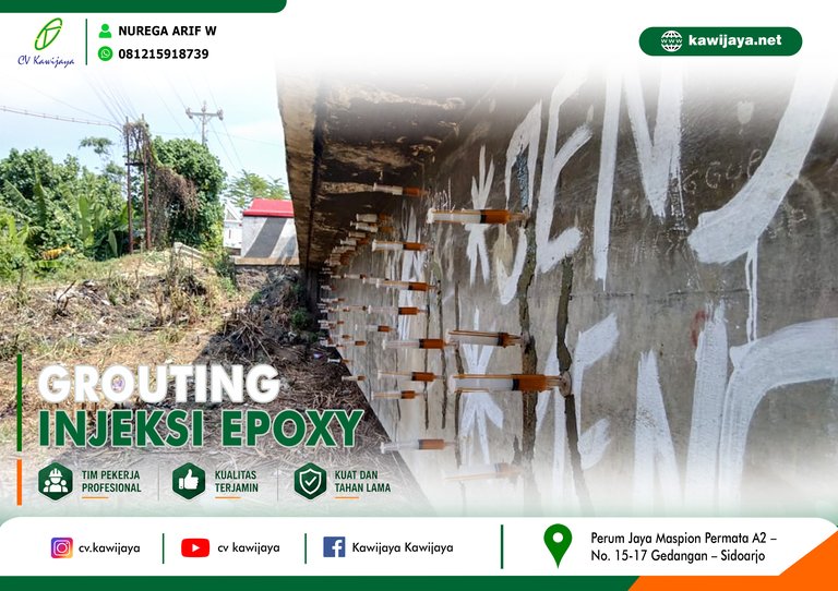 Grouting Jembatan Maribaya - Jateng