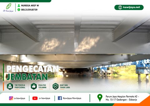 Pengecatan Jembatan Betokan - Indramayu