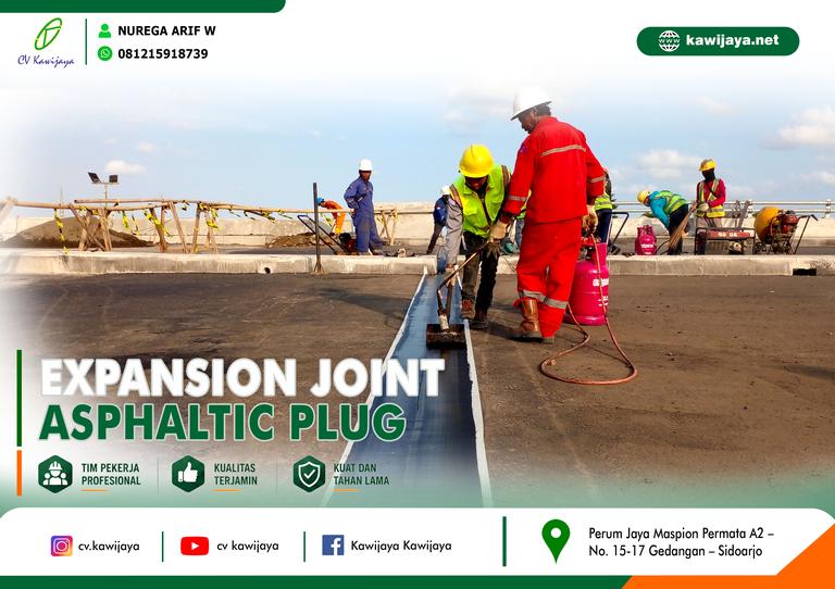 Expansion Joint Asphaltic Jembatan Cross Country - Cilacap