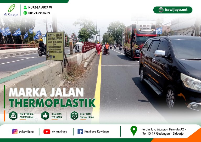 Marka Jalan Jembatan Bremi B - Batang