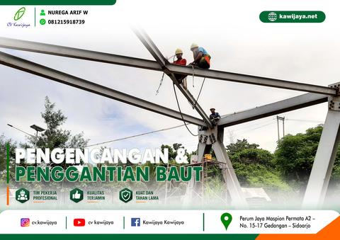 Pengencangan Baut Jembatan Ciawi - Garut
