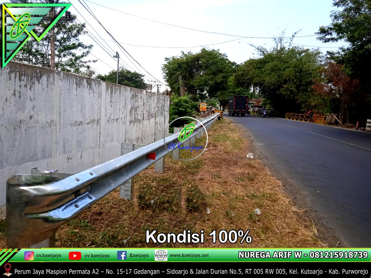 Guardrail Jembatan Kebebekan - Kebumen