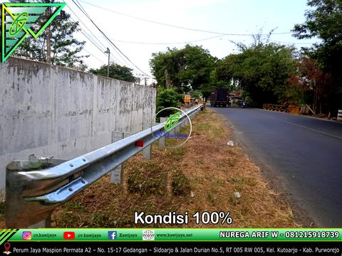 Guardrail Jembatan Kebebekan - Kebumen