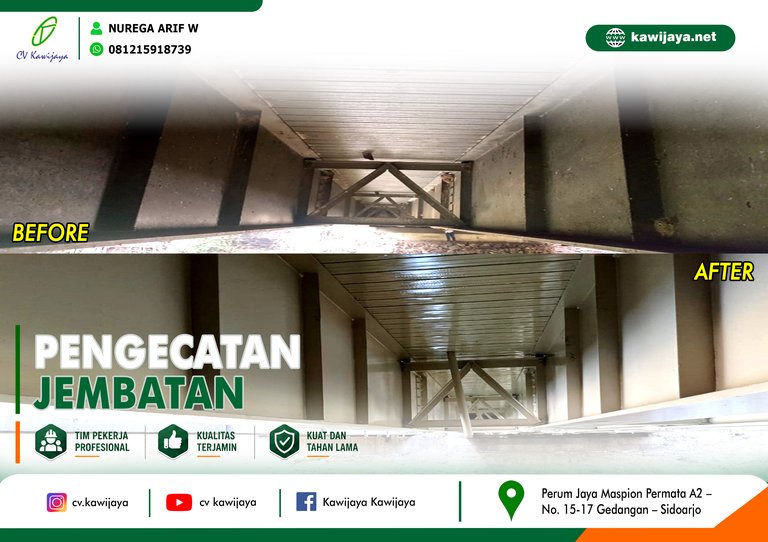 Pengecatan Jembatan Kaliori B - Rembang