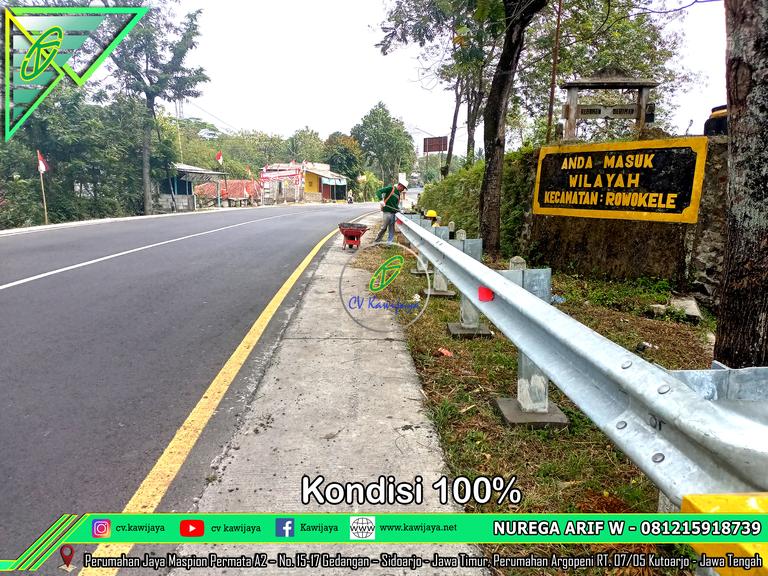 Guardrail Jembatan Bogowonto - Purworejo