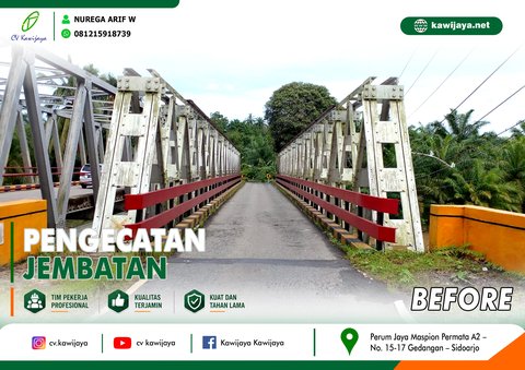 Pengecatan Jembatan Pino - Bengkulu