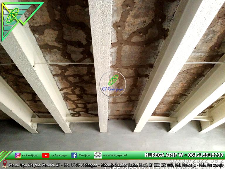 Grouting Epoxy Jembatan Sukadamai, Batu licin - Kalimantan Selatan