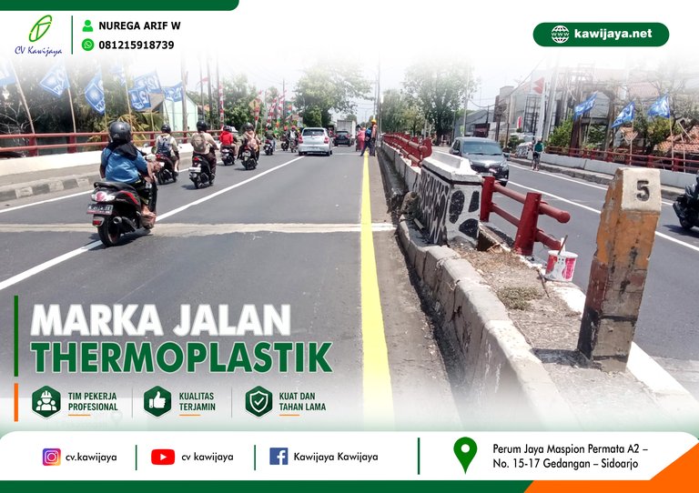 Marka Jalan Jembatan Bremi A - Batang