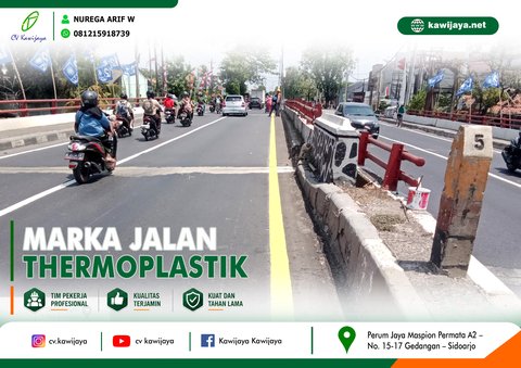 Marka Jalan Jembatan Bremi A - Batang
