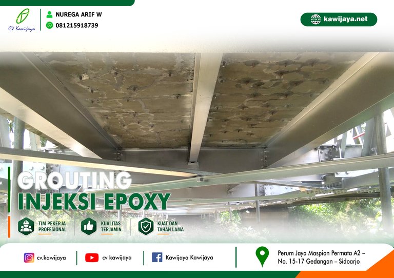 Grouting Jembatan Terusan - Bengkulu