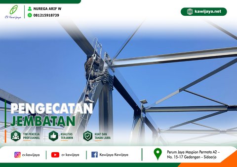 Pengecatan Jembatan Comal - Batang