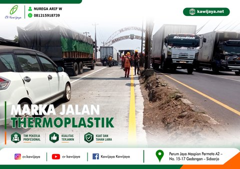 Marka Jalan Jembatan Widuri A - Batang