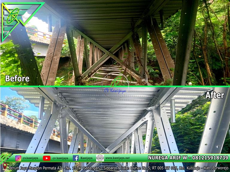 Pengecatan Jembatan Kerkap A