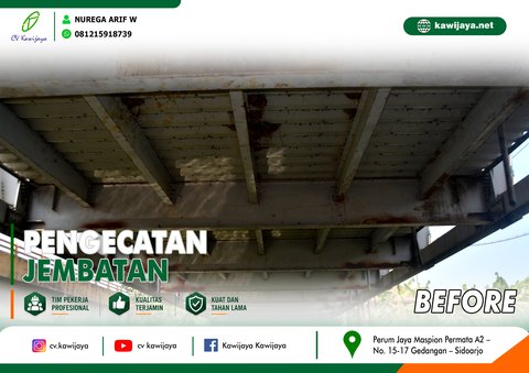 Pengecatan Jembatan Cilet - Indramayu