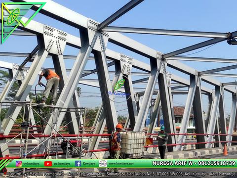 Pengecatan Jembatan Luk Ulo - Kebumen