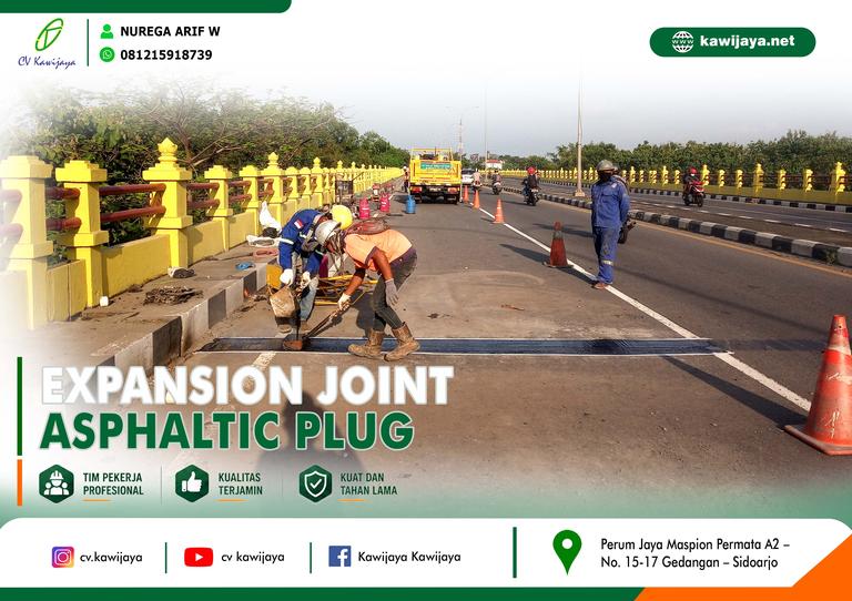 Expansion Joint Asphaltic Jembatan dalon karanganyar - solo
