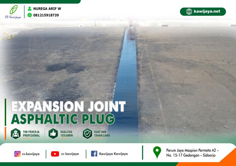 Expansion Joint Asphaltic Jembatan Cross Country - Cilacap