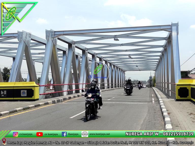 Pengecatan Jembatan Luk Ulo - Kebumen