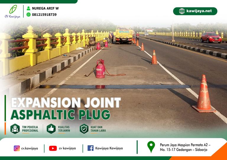 Expansion Joint Asphaltic Jembatan dalon karanganyar - solo