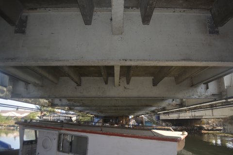 Pengecatan Jembatan Eretan - Indramayu