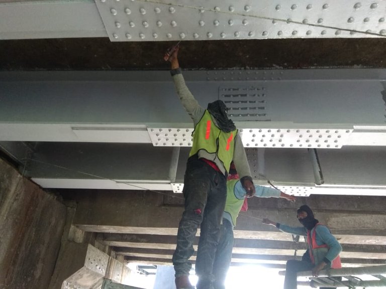 Pengecatan Jembatan Cempoko - Pekalongan
