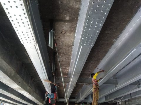 Pengecatan Jembatan Cempoko - Pekalongan