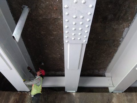Pengecatan Jembatan Cempoko - Pekalongan