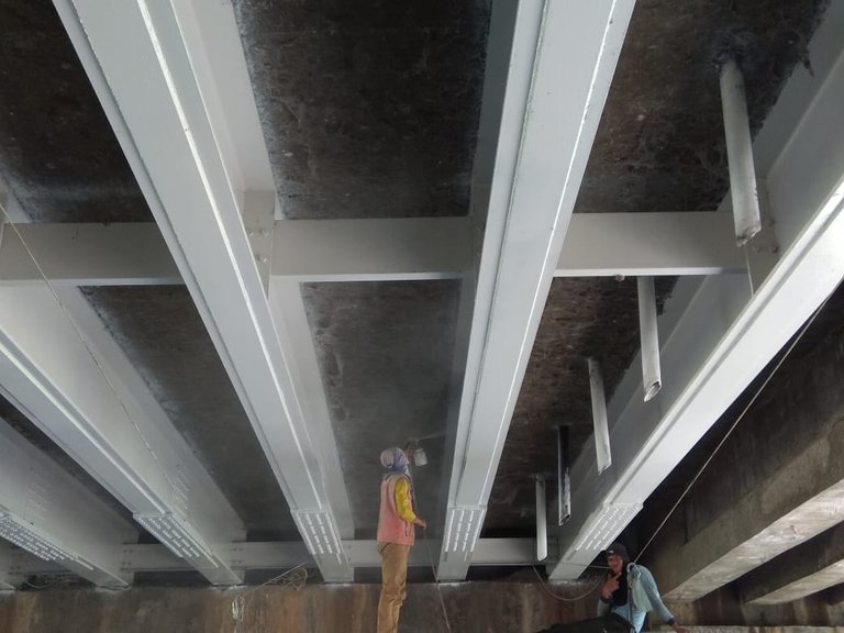 Pengecatan Jembatan Cempoko - Pekalongan