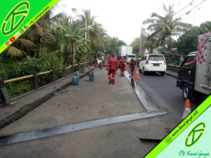 Expansion Joint di Jembatan Maceti - Bali