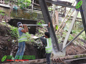 Pengencangan Baut Jembatan Tk Cangkir di Bali