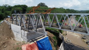 Erection Jembatan Rangka A-60