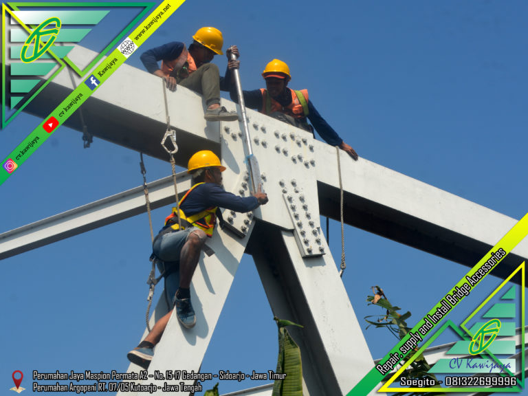Pengencangan Baut Jembatan Cilet - Indramayu