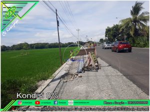 Pemasangan Guardrail Ruas Sentolo - Milir (kulon progo)